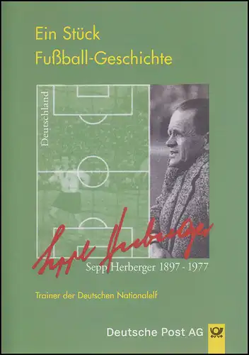 1896 Fußballtrainer Weltmeister Legende Sepp Herberger - EB 1/1997