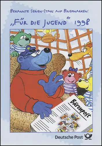 1990-1995 Jugend Trickfilmfiguren - EB 1/1998 mit der Maus, Maja, Pumuckl ...