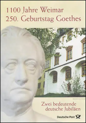 2073 Johann Wolfgang von Goethe 1999 - EB 4/1999