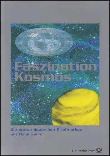 2077-2081 Wohlfahrt 1999 Kosmos & Sterne & Hologramm - EB 5/1999