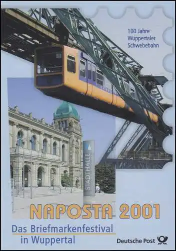 2171 Wuppertaler Schwebebahn & NAPOSTA 2001 - EB 1/2001