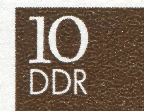 2853 Postmeilensäulen 10 Pf mit PLF links unten verdickte 0 der 10, Feld 11 **