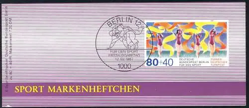 Sport 1987 Turnfest Gymnastique Groupe 80 Pf, 6x777, ESSt Berlin