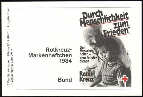 DRK/Wofa 1984 Orchideen - Violetter Dingel 80 Pf, 6x1227, ESSt Bonn