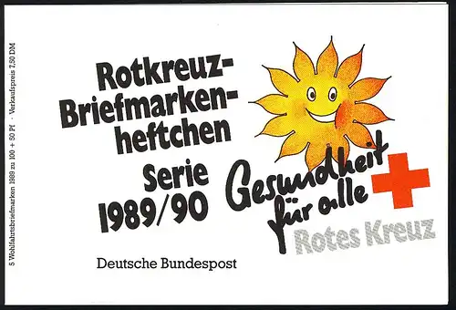 DRK/Wofa 1989/90 Postomnibus 100 Pf, 5x1439, ESSt Bonn