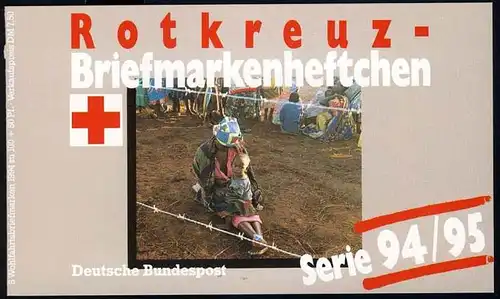 DRK/Wofa 1994/95 Trachten Minden/NRW 100 Pf, 5x1759, postfrisch