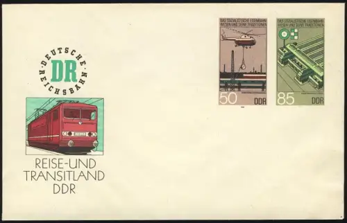 U 3 Chemins de fer en RDA 1985, frais de port