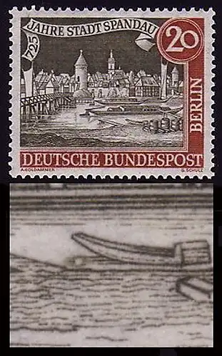 159IIy Spandau - récif de caoutchouc, PLF II Ball dans l'ombre du bateau, champ 41 **