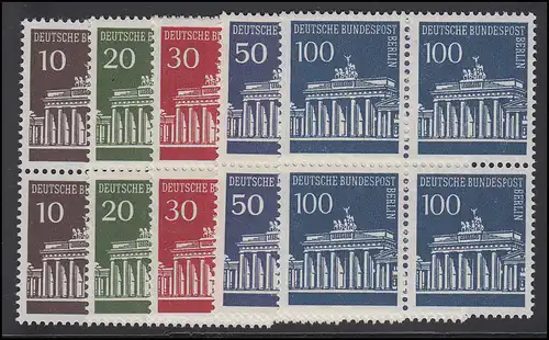 286-290 Brandenburger Tor, Viererblock-Satz **