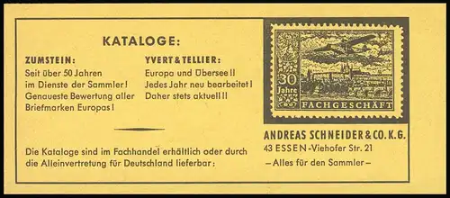 5c MH Brandenburger Tor/Schneider - RLV II a, frais de port **