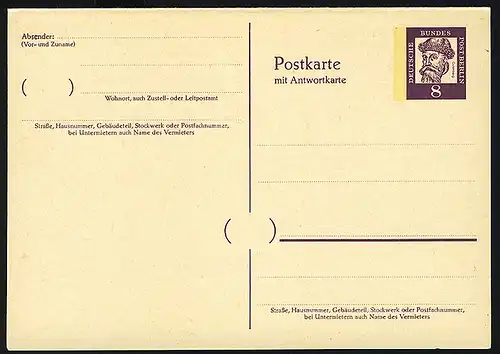 P 53 - Gutenberg 8/8 Pf Antiqua **