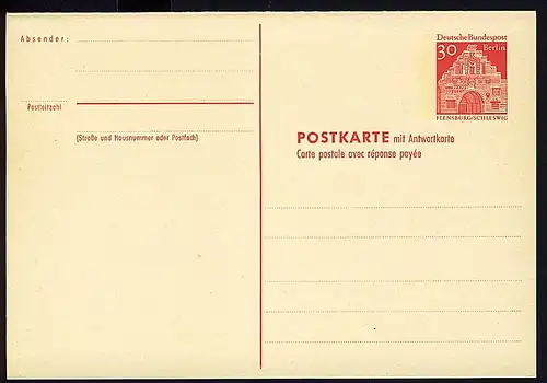 P 75 - Bauten 30/30 Pf, **