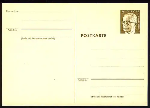 P 80 - Heinemann 8 Pf, **