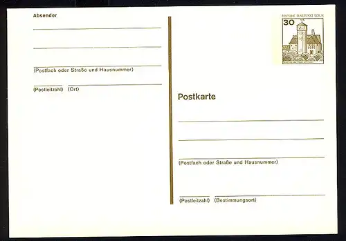 P 108 - BuS 30 Pf avec lignes-barres, **