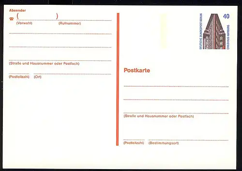 P 134 - SWK 40 Pf Balken versetzt **