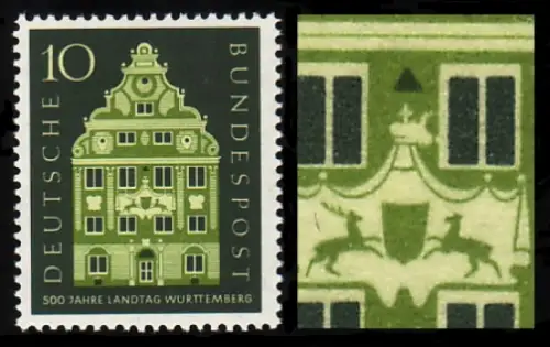 279 Württemberg, PLF Ausbruch an der Krone, Feld 17 ** postfrisch
