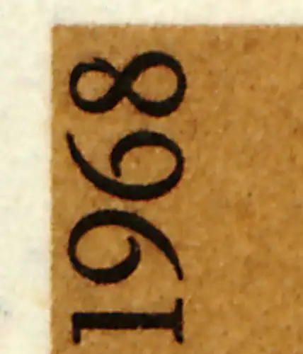 571 Wofa 10 Pf mit PLF Kerbe rechts oben in der 8 der Jahreszahl, Feld 17 **