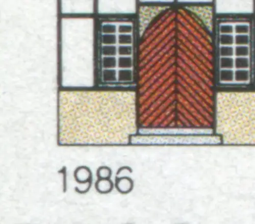 1271I Bad Hersfeld avec PLF I cassé 6 en 1986, champ 33 ** post-fraîchissement