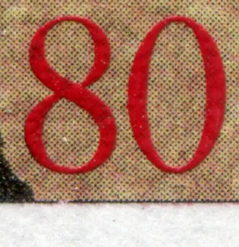 1377I Gmelin mit PLF I Rahmenbruch unter der 8 bei der 80, Feld 46, **