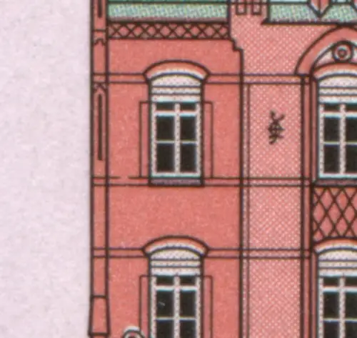 1565I Wofa 70 Pf avec MICHEL-PLF I - rupture dans les Sims, case 2, **