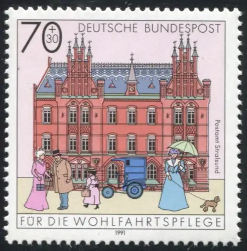 1565I Wofa 70 Pf mit MICHEL-PLF I - Bruch im Sims, Feld 2, **