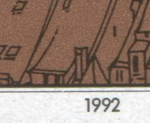 1611 Ligne cassée avec PLF à gauche de 1992, case 6, **