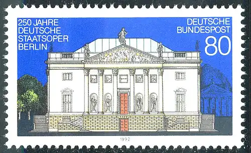 1625I Opéra d'Etat de Berlin avec PLF I: rupture dans le socle, champ 2, frais de port **