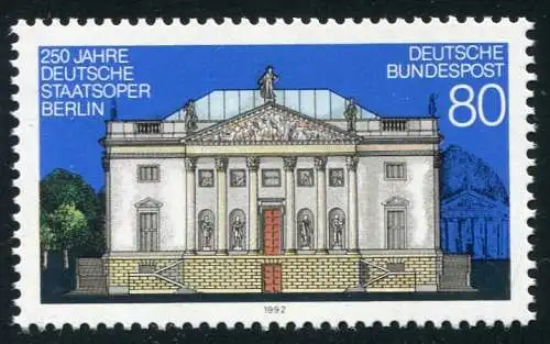 1625 Staatsoper Berlin: point au-dessus de la fenêtre supérieure droite, champ 38 **