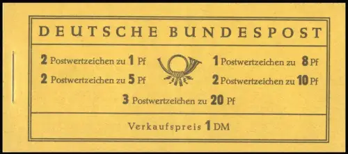 4Xu MH Heuss und Ziffer 1958 - RLV II, **