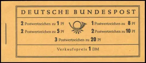 4YI MH Heuss et paragraphe de la première édition 1960 - RLV I, **