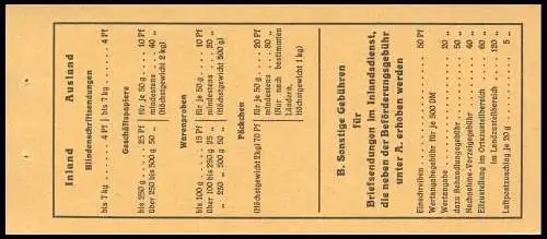 4YI MH Heuss et paragraphe de la première édition 1960 - RLV I, **