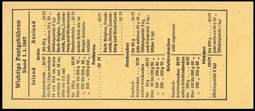 12buI MH Brandenburger Tor / Postfach - RLV III, ** Postfreich