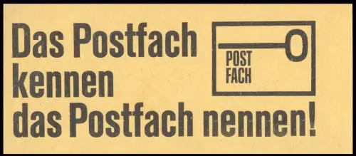 12buI MH Brandenburger Tor / Postfach - RLV III, ** postfrisch