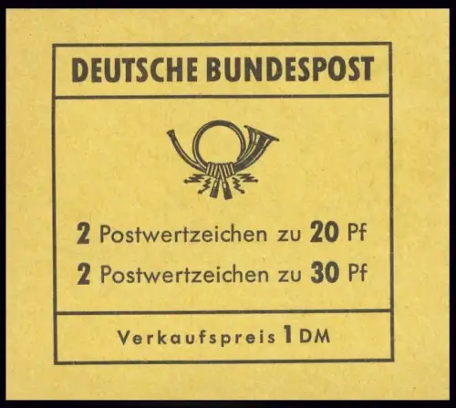 14f MH Brandenburger Tor, Markenheftchen postfrisch **