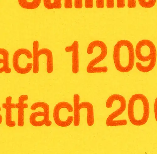 20aI a Unfall 1974, mit Zählbalken, postfrisch