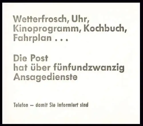 20b Unfall 1974, mit Zählbalken, postfrisch