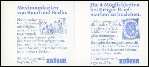 22Ig MH BuS 1980 Variante d'impression a - frais de port