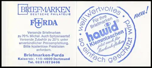 22Ixa MH BuS 1980 Buchdruck - mit Zählbalken **