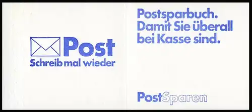 22IadK1 MH BuS 1980 Buchdruck - postfrisch