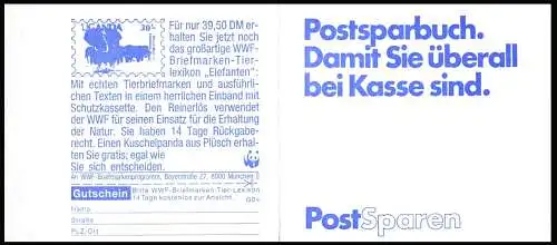 22Iah MH BuS 1980 Buchdruck - postfrisch