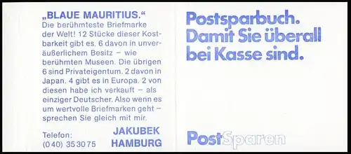 22Iak MH BuS 1980 Buchdruck - postfrisch