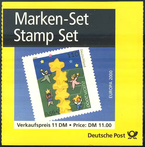 41I MH Europa (Type I) - ESSt Briefmarkenmesse Essen 12.5.2000