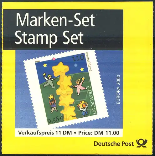 41I MH Europa (Type I) - 1. Auflage, Ersttagssonderstempel Berlin 12.5.2000