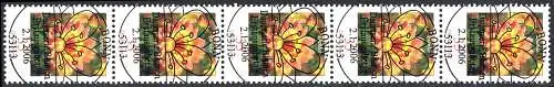 2505 Fleur 0,35 nk, bande de 5 de 2000 ESSt Bonn