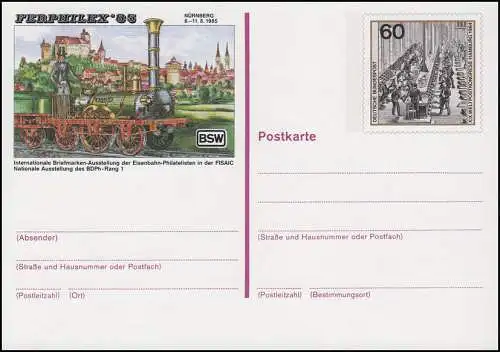 PSo 10 FERPHILEX Nürnberg 1985, **