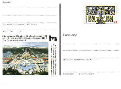 PSo 37 Bourse des timbres Munich 1995, ** comme dépensé