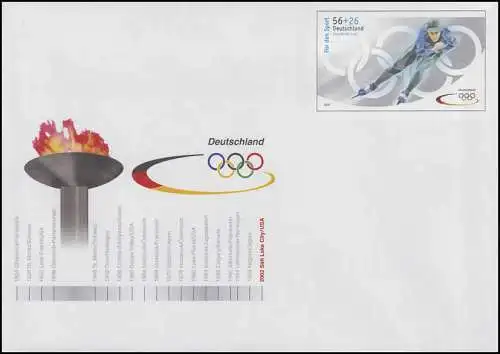 USo 34 Olympiade 2002 und Eisschnellauf, postfrisch