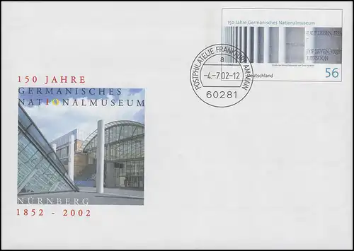 USo 40 Germanisches Nationalmuseum Nürnberg 2002, VS-O Frankfurt 4.7.2002