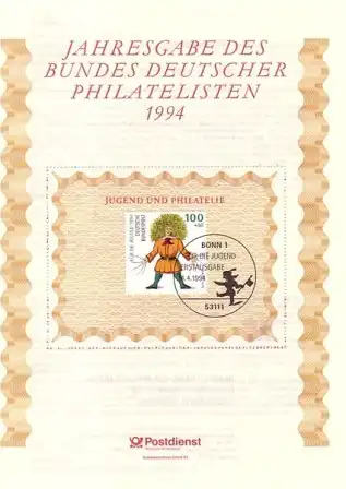 BDPh-Jahresgabe 1994 H. Hoffmann Struwwelpeter
