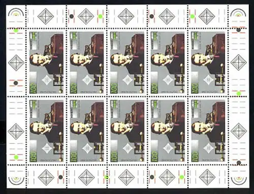 1803 Marconi 100 Jahre Radio - 10er-Bogen postfrisch **